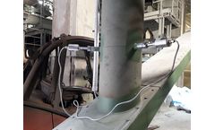Mass flow measurement of Waelz oxide