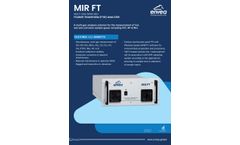 Envea - Model MIR FT - FTIR Multi-Gas Analyzer - Brochure