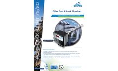 Envea - Model Leak Alert 80 - Electro Dynamic Filter Dust Leak Monitor - Brochure