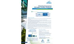 Envea - Model AC32e Dilution - Nitrogen Oxides Analyzer (NO, NOx and NO2) - Brochure