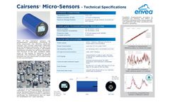 Envea - Model Cairsens nmVOC - Miniature Sensor for Real-Time Continuous nmVOC Monitoring - Brochure