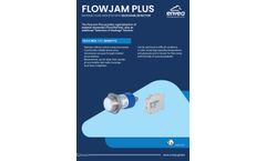Envea - Model FlowJam Plus - Material Flow Monitor with Blockage Detector - Brochure