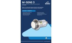 Envea - Model M-Sens 3 - Moisture Measurement Microwave Sensor with Temperature Display and Material Flow Monitoring  - Brochure