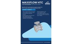 Envea - Model MaxxFlow HTC - Dry Bulk Solids Mass Flow Measurement Instruments - Brochure