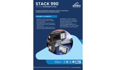 Envea - Model Stack 990 - Electro Dynamic Approved Particulate Monitor - Brochure