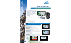 Envea - Model Dust Alarm 40 - Electro Dynamic Bag Filters Failure Detectors - Brochure