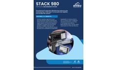 Envea - Model Stack 980 - Electro Dynamic Approved Particulate CEM Monitoring System  - Brochure