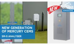 Total Mercury Emissions Monitor in Stack Flue Gases, Continuous Mercury Monitor /NEW SM-5 ENVEA CEMS - Video