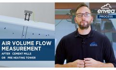 Air Volume Measurement after Cement Mills or Pre Heating Towers with AirFlow P / ENVEA - Video