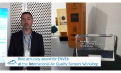 Best Accuracy Award for ENVEA at the International Air Quality Sensors Workshop - Video