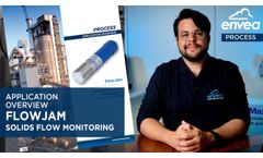 Solids material Flow Detection with the FlowJam - Application Guide - ENVEA - Video