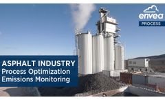 Asphalt Industry Automation & Optimization, Energy and Costs Savings, Emissions Monitoring - ENVEA - Video