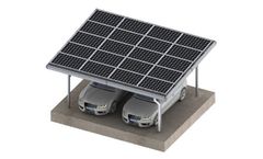 UISOLAR - Four Poles Solar Carport Mounting System