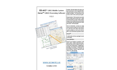 Version HORUS - GNSS Post Mission Data Processing Software- Brochure