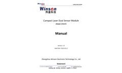 Winsen - Model ZH10-F - Compact Laser Dust Sensor Module - Manual