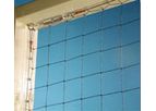Flex Track - Model n2-1201 - 25` x 50` 1-1/8"  Mesh Bird Net