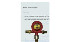 External Liquid Level Switch Sensor Brochure