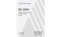 Met One - Model BC 1054 - Multi-spectrum Black Carbon Analyzer System - Manual