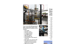 Custom Designed Thermal Oxidizer Product Sheet