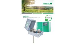 Enotec - Model AQUATEC 1000 - O2 / H2O Analyzer - Brochure