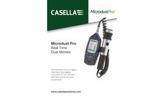 Casella - Model CEL-712 Microdust Pro - Handheld Dust Monitor - Brochure