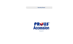 Prolis - Laboratory Information System Accession Routine Software Manual