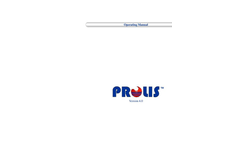Prolis - Version 4.0 - Operating Manual