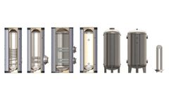 Kyriazis - Model 1000 L – 2000 L – 2500 L – 3000 L – 4000 L – 5000 - Stainless Steel Boiler