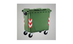 DBM - Flat Lid Four Wheels Waste Bins
