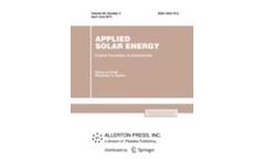 Applied Solar Energy Journal