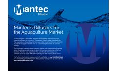 Mantec - Micro-Bubble Diffusers - Flyer