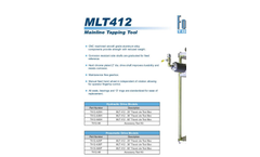 Model MLT412 - Mainline Tapping Tool Datasheet