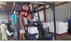 Maize Corn Silage Beet Pulp Tmr DMR Compact Press and Hot Sealing - Video