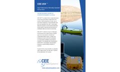 CEE - Model USV - Remotely-Operated Hydrographic Survey Boat - Brochure