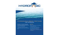 Hydromagic - Version Eye4 - Single Beam Survey Data Acquisition and Editing Software - Brochure