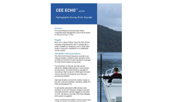 Ceescope - Portable Single Beam Echo Sounder - Brochure