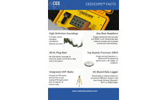 Ceescope - Model USV - Single Beam Hydrographic Survey Sounder Module - Brochure