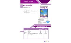 Acemain - Broad Spectrum Systemic Organophosphate Insecticide - Brochure