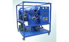 Chongqing HLA - Model DVP 30 - High Vacuum Transformer Oil Purifier Machine With Automatic Control Panel