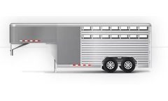 Cimarron Lonestar - Model LS16G-FTR - Front Tack Livestock Trailer