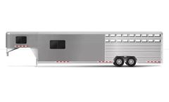 Cimarron Lonestar - Model LS32G-8W-MT-10LQ - Living Quarters Mid Tack Livestock Trailer