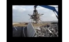 Al Profiles Scraps Shredding Line, Cap. Up to 9 Tph With Scraps Profiles In Bundles - Video