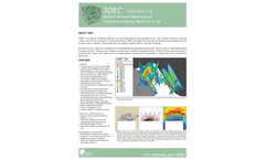 3DEC - Version 7.0 - Distinct-Element Modeling of Jointed and Blocky Material in 3D - Brochure