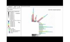 Bonded Block Model with Cable Ground Support - Video