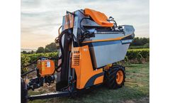 Pera Pellenc - Towed Grapes Line Harvester