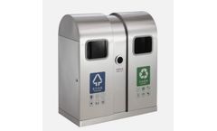 Gomate - Model GMT-204 - Two Compartment Decorative Stainless Steel