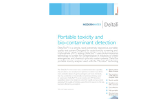 Microtox - Model FX - Portable Toxicity and Bio-Contaminant Detection - Brochure