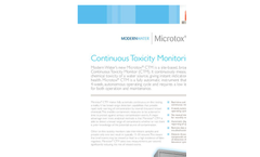 Microtox - Model CTM - Continuous Toxicity Monitor - Brochure