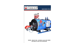 Akkaya - Model KBB Series - Oil/Gas Steam Boiler - Brochure