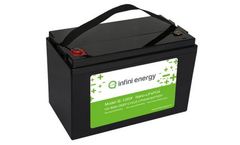 Infini Energy - Model IE1280F-06 - 12V80Ah SLA Replaced Lithium Battery